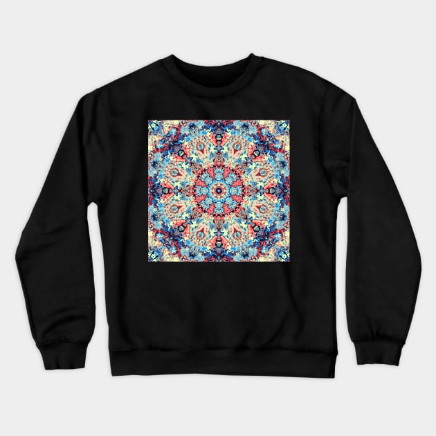 Fractal mandala Crewneck Sweatshirt by krinichnaya